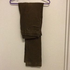 J Crew brown corduroy pants. Size 31x32